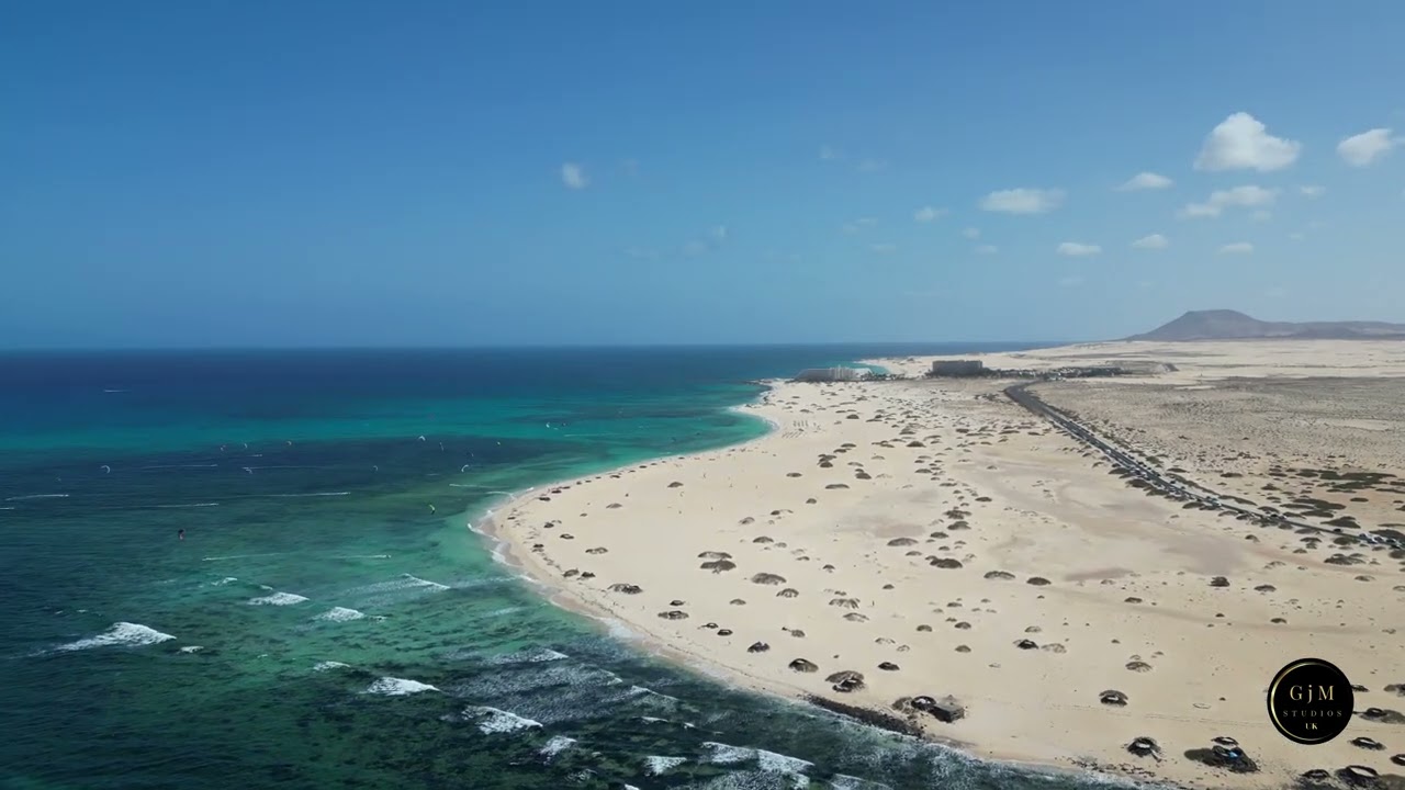 🎥 Flag Beach Fuerteventura in 4K 🌊 | DJI Mini 3 Pro Drone Cinematic | GjM Studios UK