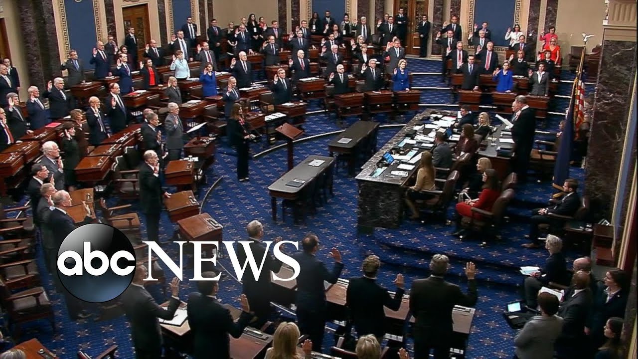 Trump impeachment trial launches in Senate l ABC News