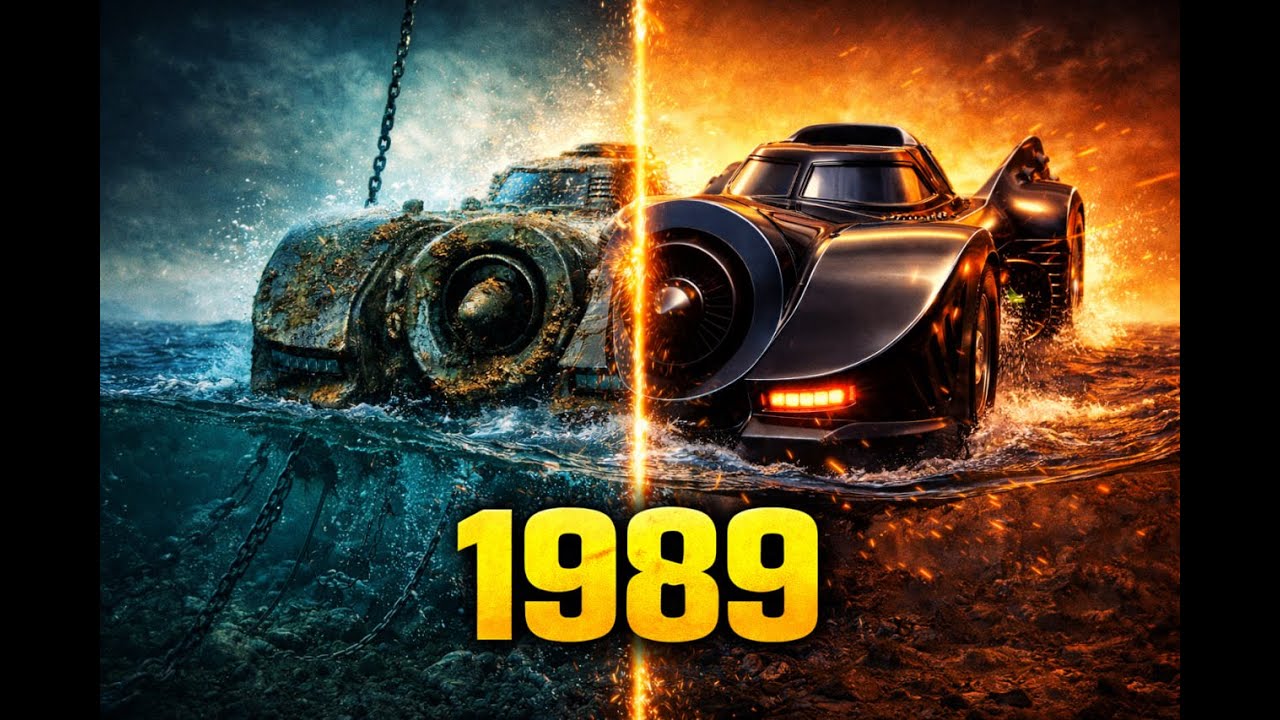Underwater Recovery &Full Restoration of Black Batmobile 1989 from Ocean Depths to Street-Ready Icon