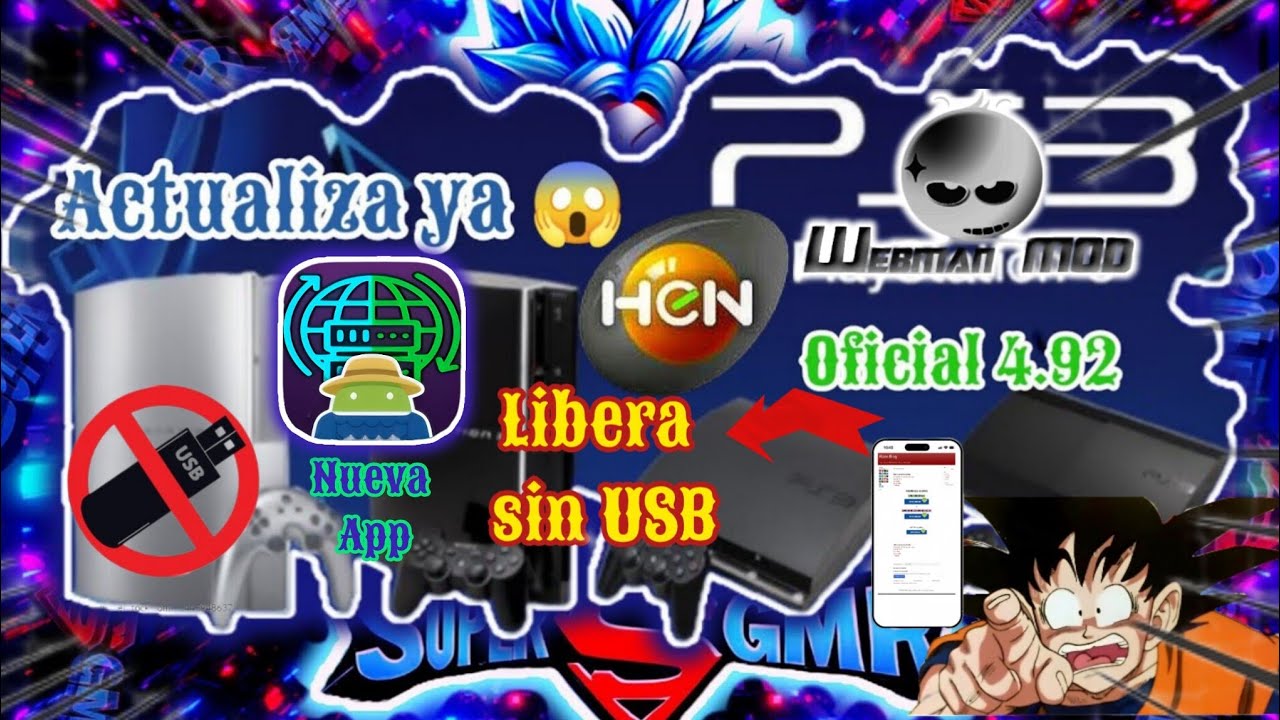 Cómo Instalar Hen 4.92 sin USB sin PC v2.0 (Guia Instalar Hen PS3📱 bien Explicado)