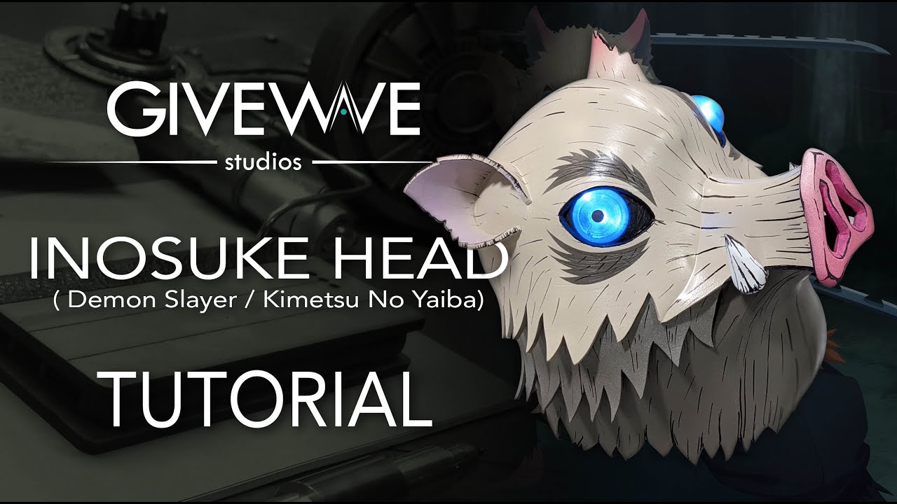 Inosuke Boar Head TUTORIAL ( Demon Slayer / Kimetsu No Yaiba )