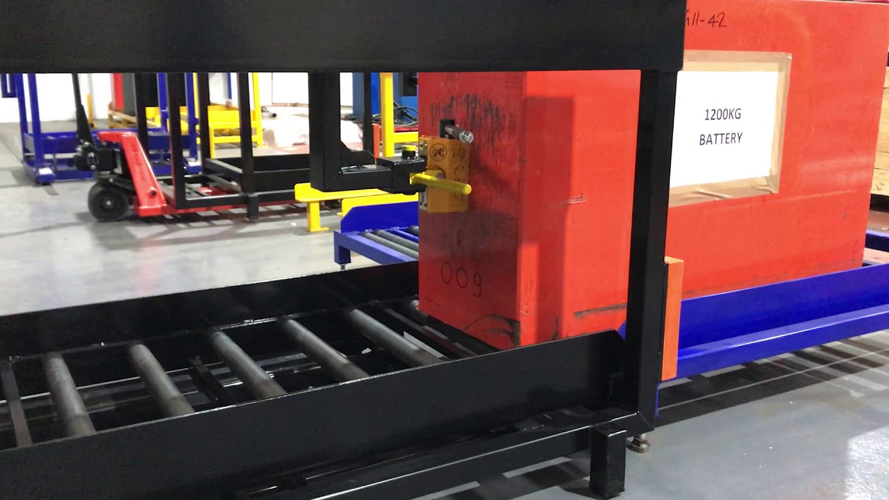 Magnetic Manual Changing Unit for Electric Forklift Truck Batteries