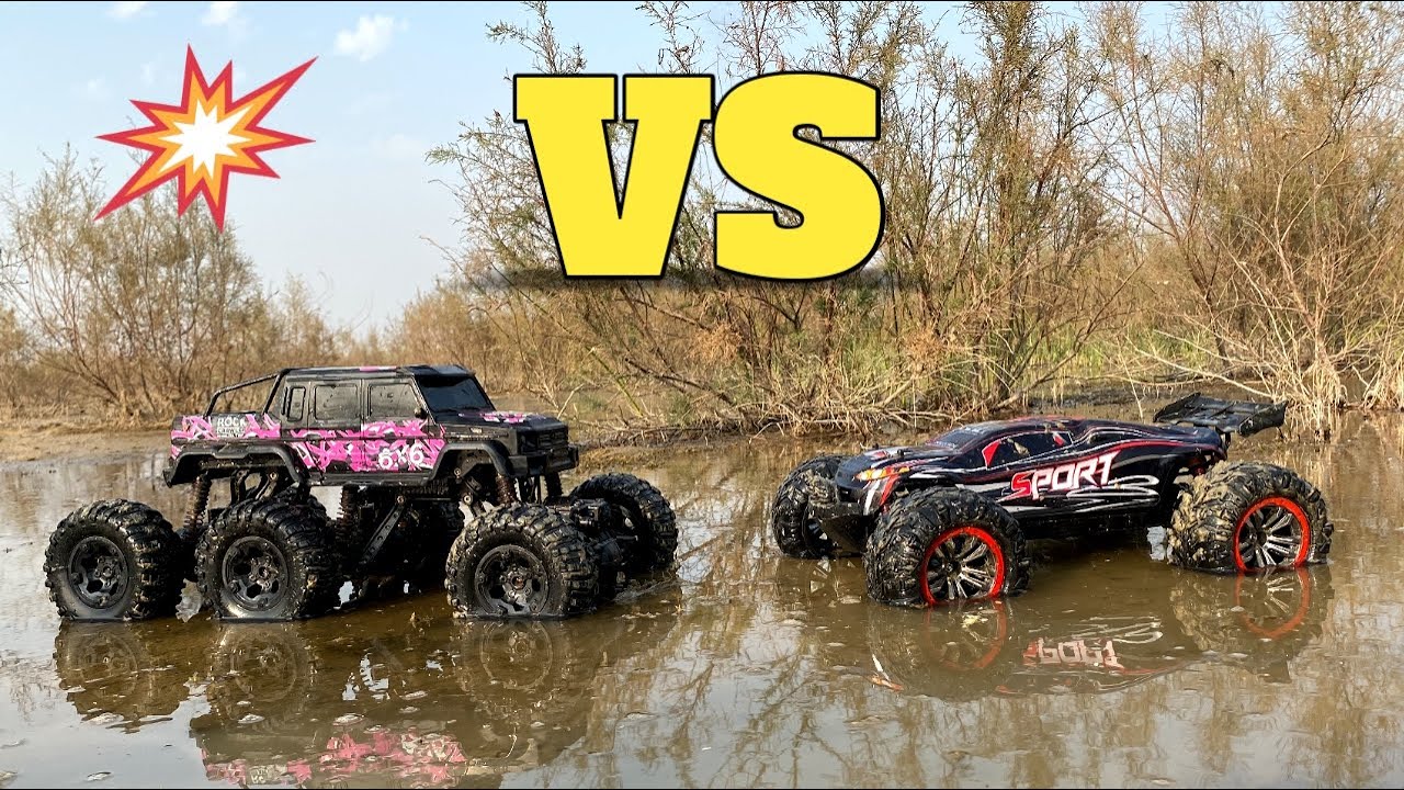 Bigfoot RC Car vs XLF X03 RC Car | RC Car 4x4 vs 6x6 | Remote Control Car