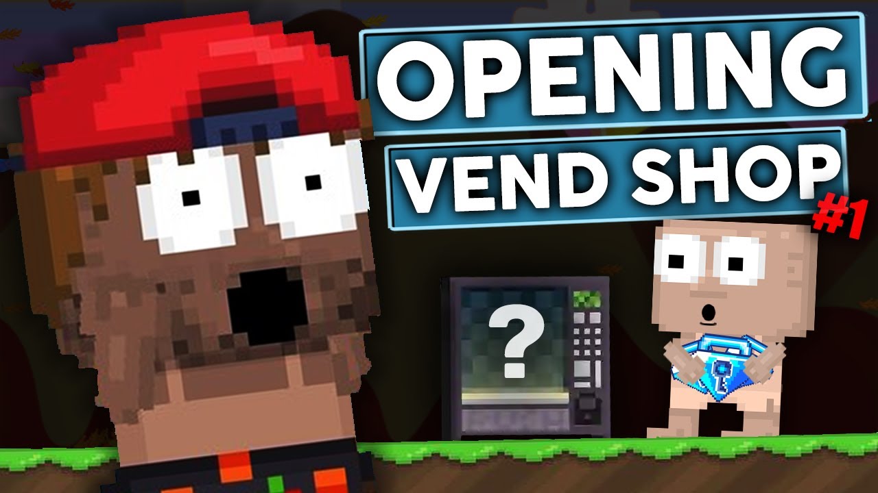 OPENING VEND SHOP #1 *profit* | Growtopia