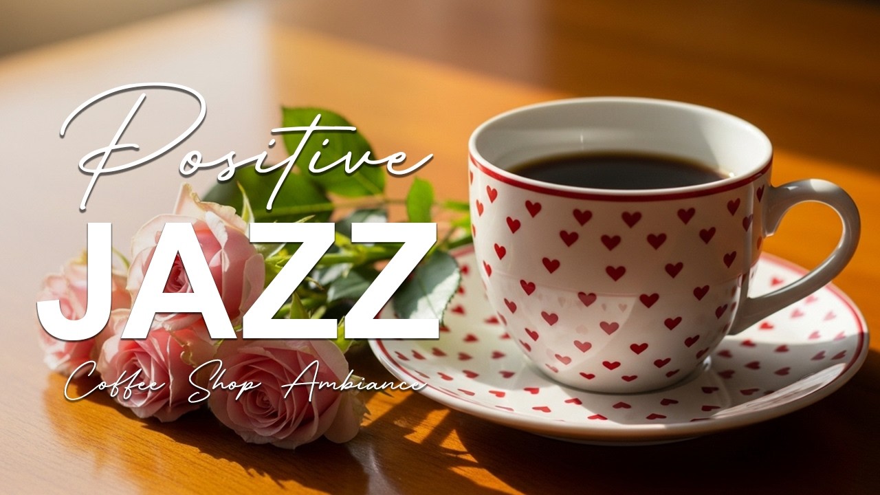 Positive Jazz ☕ Coffee Shop Ambiancefor Happy Moods, Stress Relief and Holiday