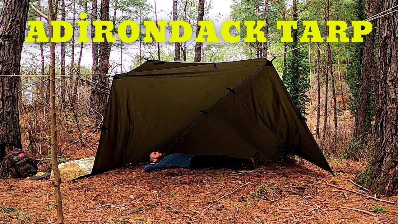 Adirondack tarp kurulumu