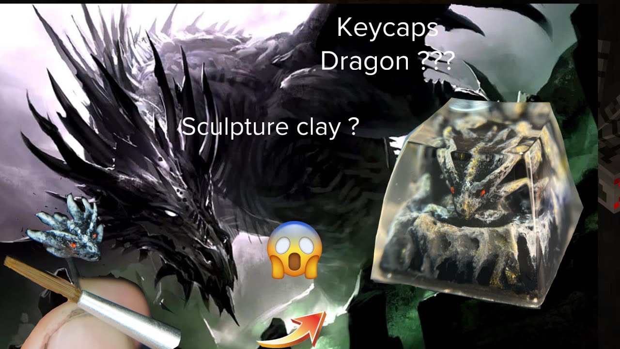 Qua ang || DIY Keycaps dragon - Làm keycaps Artisan rồng độc đáo