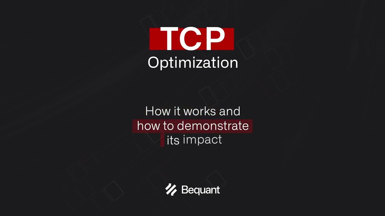 What is TCP optimization and how does it work?