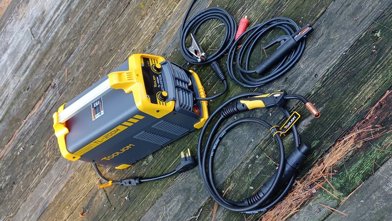 Tooliom 200A MIG Welder FCAW and SMAW testing