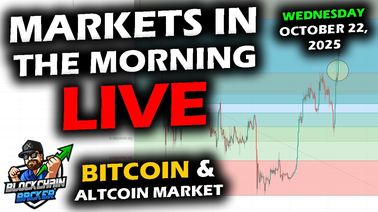 MARKETS in the MORNING, 10/22/2025, BTC $108,100, XRP $2.41, Gold $4,030, RTY 2,480