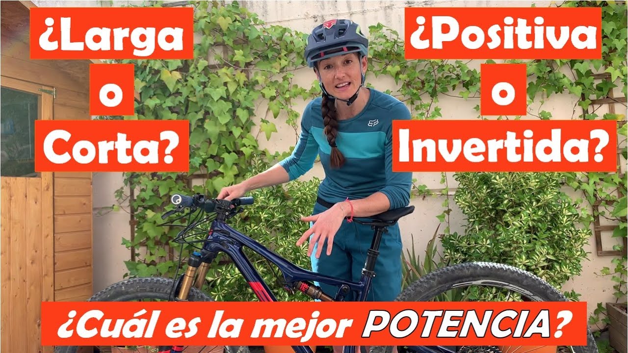 🤩 ¿Cuál es la mejor POTENCIA (longitud y ángulo) para una bicicleta de montaña MTB? | Laura Celdran