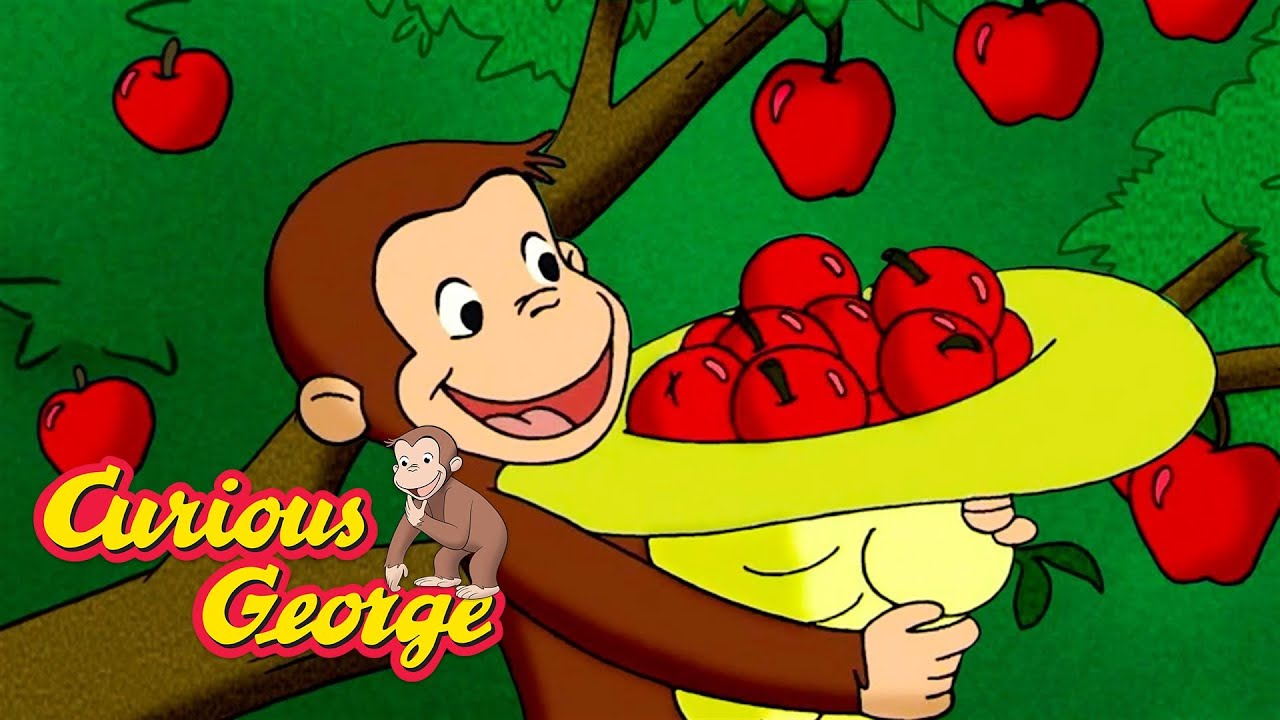 Apple Picking Monkey 🐵 Curious George 🐵 Kids Cartoon 🐵 Kids Movies
