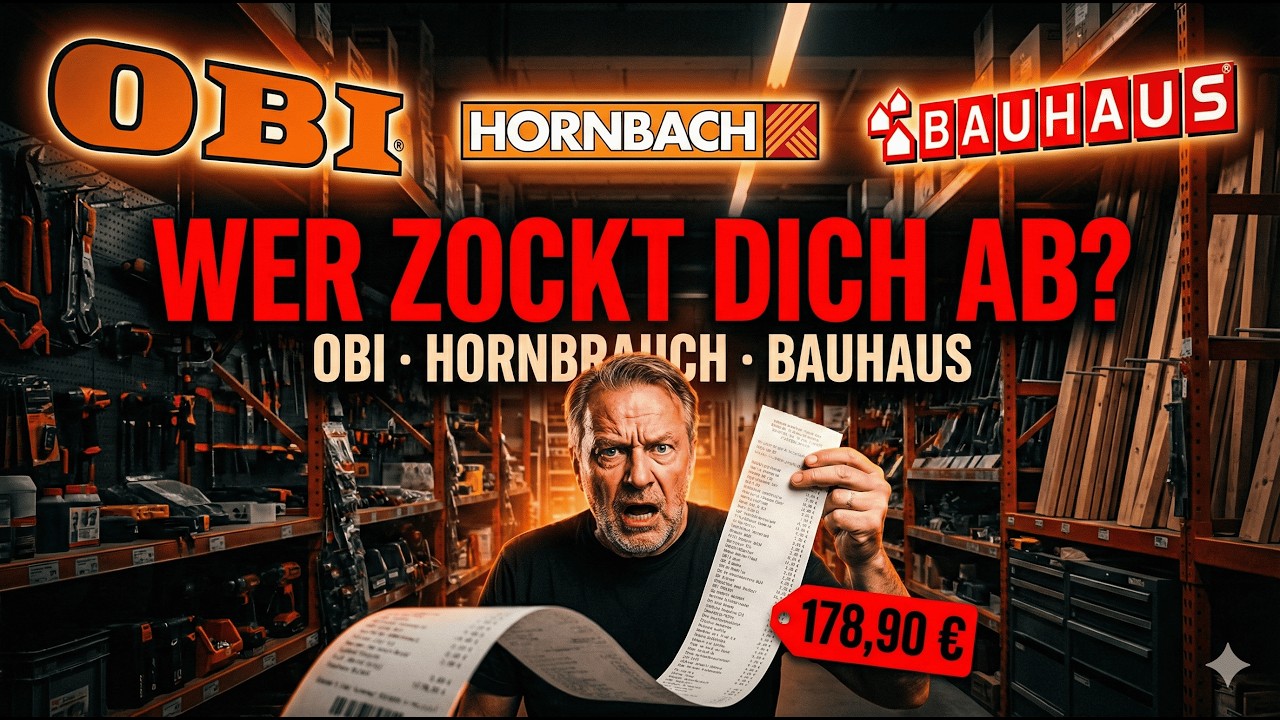 Heimwerker-Falle: So tricksen OBI, Hornbach und Bauhaus deinen Geldbeutel aus