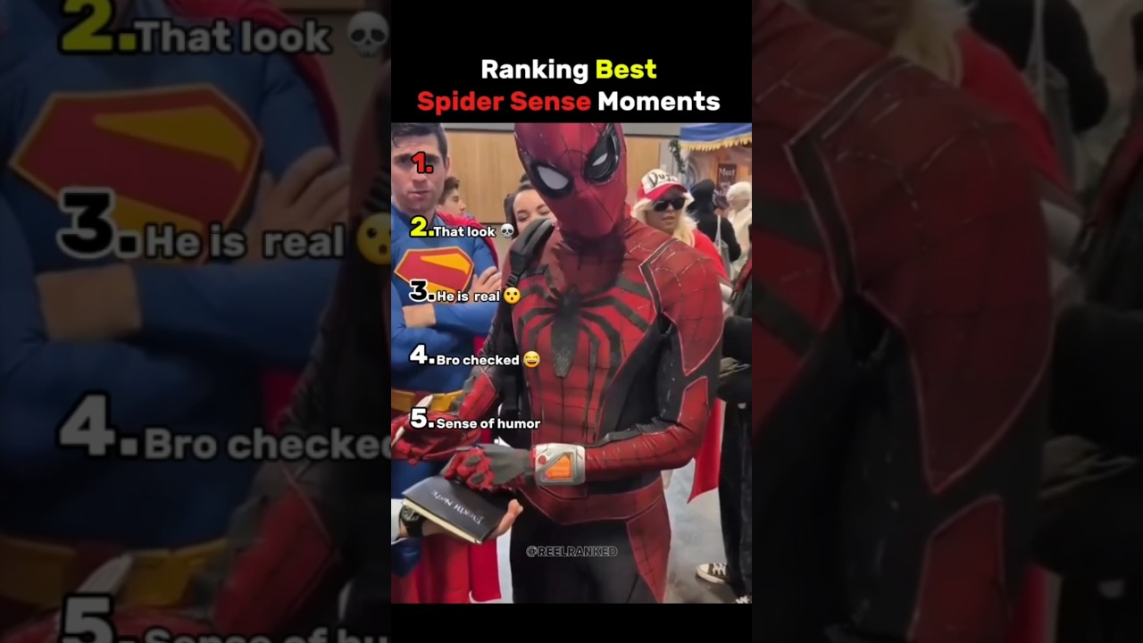 Ranking best spider sense moments 🕷️😯