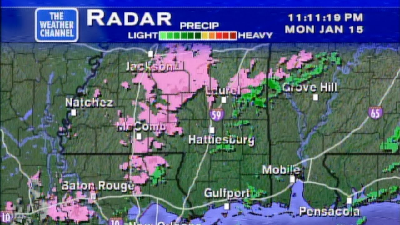 Wintry Weather - Weather Star XL v1 - January 15, 2024