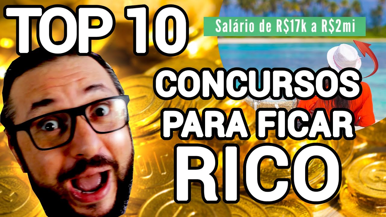🤑 RANKING DOS 10 CONCURSOS QUE PAGAM BEM: concursos mais bem remunerados do Brasil