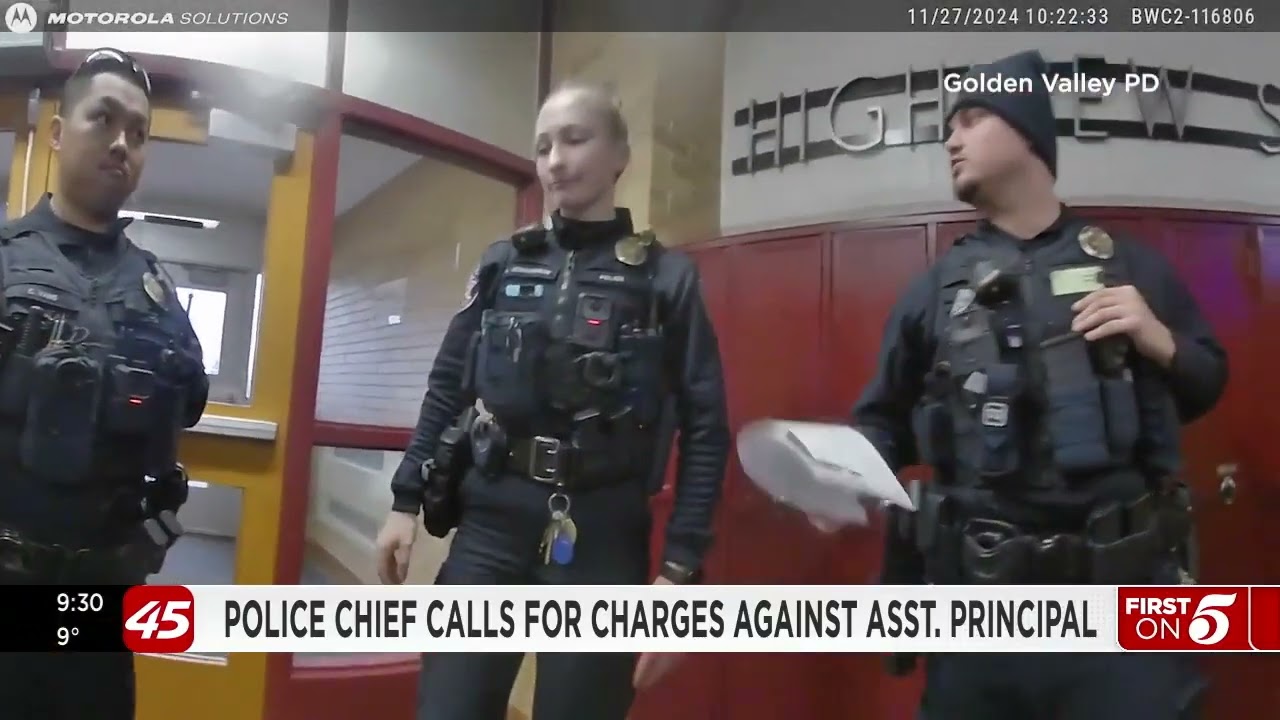 Golden Valley police want assistant school principal charged with obstruction