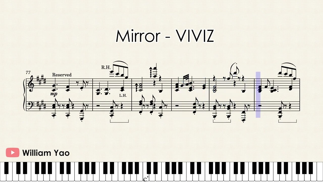 Mirror (거울아) - VIVIZ (비비지)  |  Advanced Piano Cover