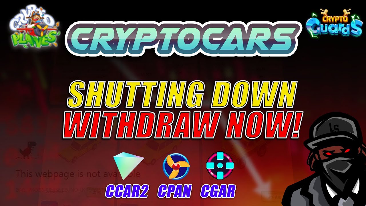 WITHDRAW EVERYTHING NOW! CRYPTOCARS SHUTTING DOWN TOMORROW - CryptoPlanes & CryptoGuards Next