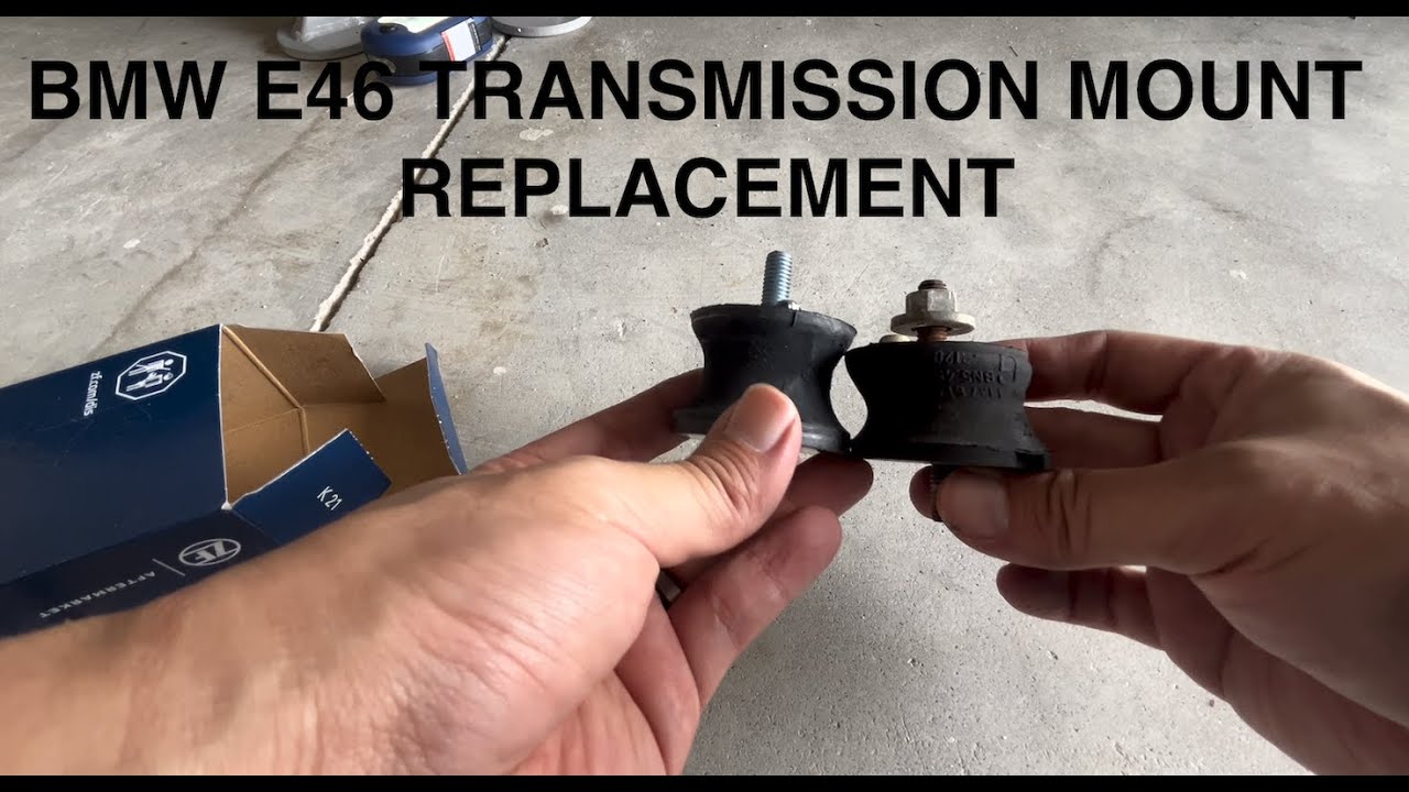 BMW e46 transmission mount replacement