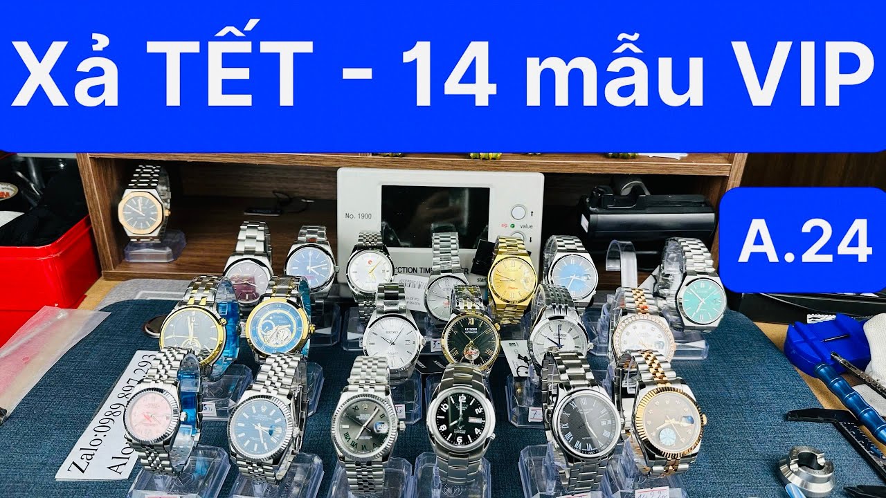 Xả LÔ ĐỒNG HỒ CƠ CITIZEN MIYOTA JAPAN - XẢ HÀNG TẾT 2026 14 MẪU ĐỒNG HỒ CƠ NHẬT