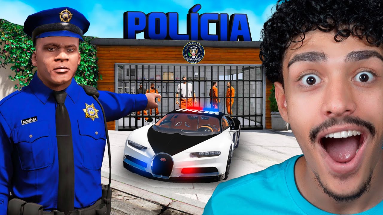 MANS&Atilde;O DO FRANKLIN VIROU UMA DELEGACIA DA POL&Iacute;CIA NO GTA 5