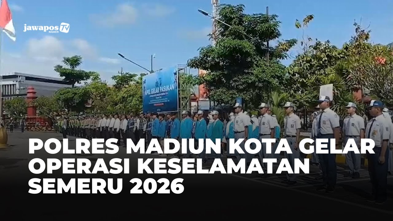 KOTA MADIUN - Polres Madiun Kota Gelar Operasi Keselamatan Semeru 2026