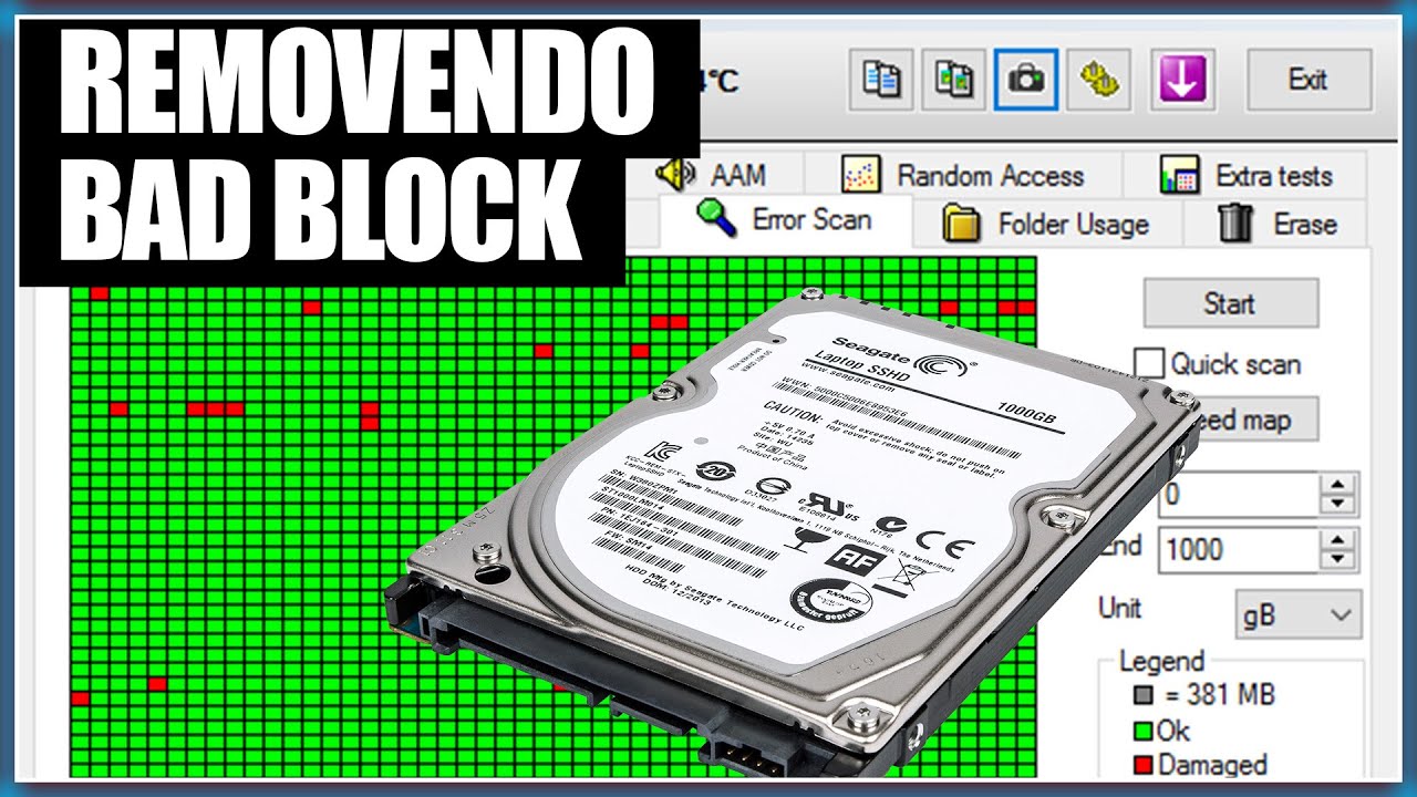 TUTORIAL COMPLETO: Como REMOVER / ISOLAR BAD BLOCK do HD e evitar a perda de informações importantes