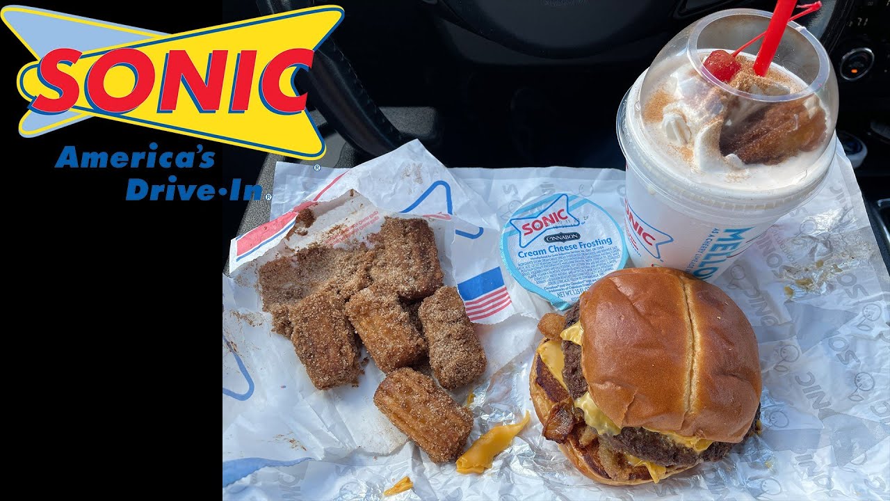 Sonic Drive-In: Chophouse Cheeseburger, 5-piece Churros & Churro Shake Review
