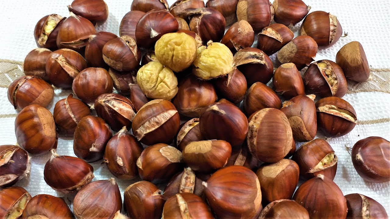 Castañas asadas en el horno - fáciles de hacer