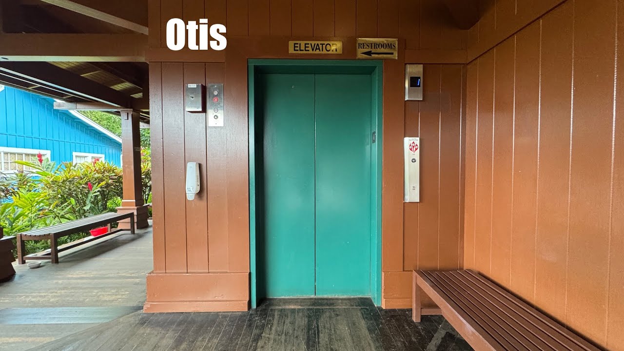 Otis Hydraulic Elevator at the Hanalei Center in Hanalei, HI