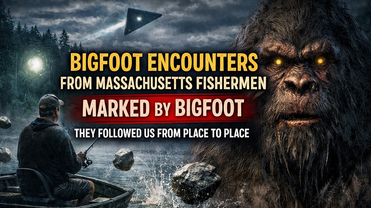 A BIGFOOT ENCOUNTER FROM MASSACHUSETTS | FISHERMEN MARKED BY BIGFOOT (INTENSE ROCK THROWING!)