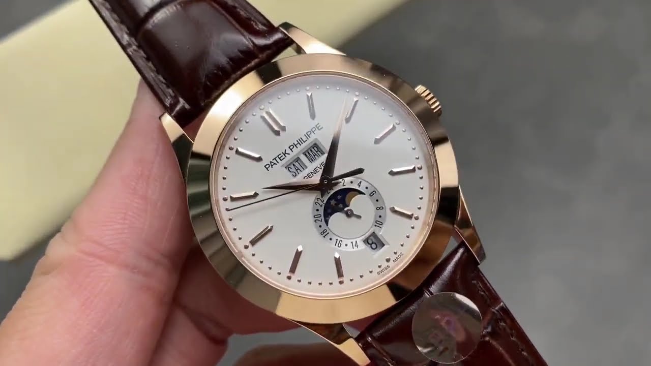 Complications 5396R-011 Patek Philippe ANNUAL CALENDAR, MOON PHASES.38.5 mm,Rose Gold