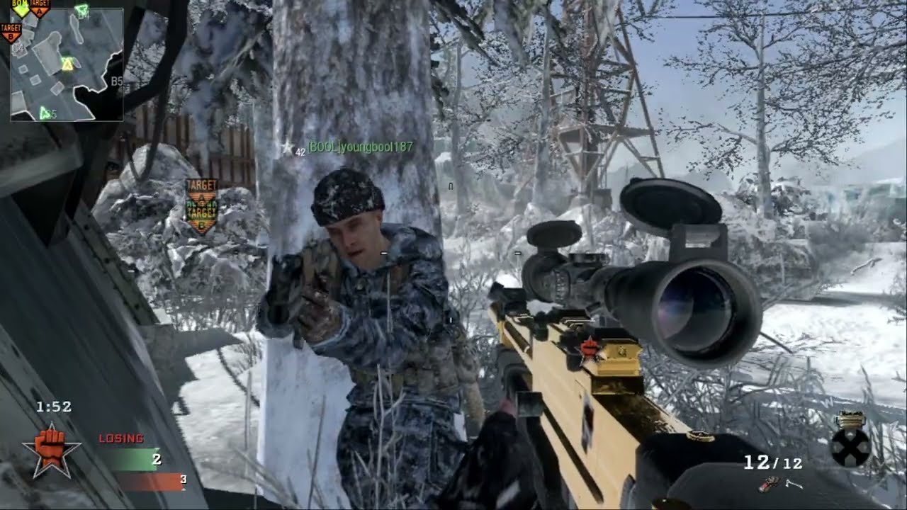 CoD Black Ops 1 Multiplayer Search & Destroy Gameplay
