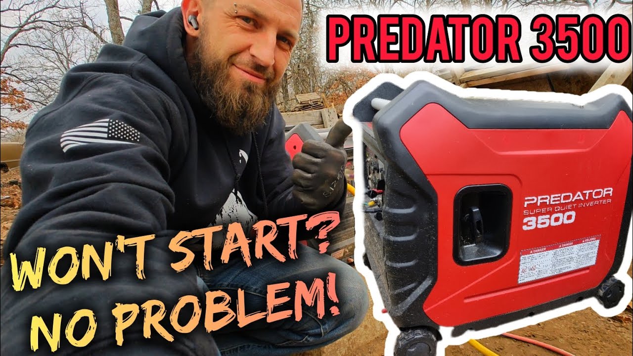ЛЕГКОЕ РЕШЕНИЕ СВОИМИ РУКАМИ! Predator-3500 не заводится!