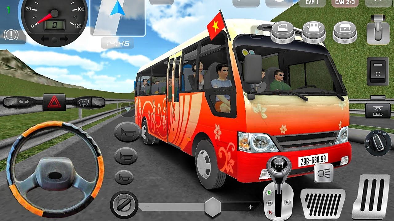 New Game Highway Van Driving 3D - Minibus Simulator Vietnam - Bus Game Android Gameplay