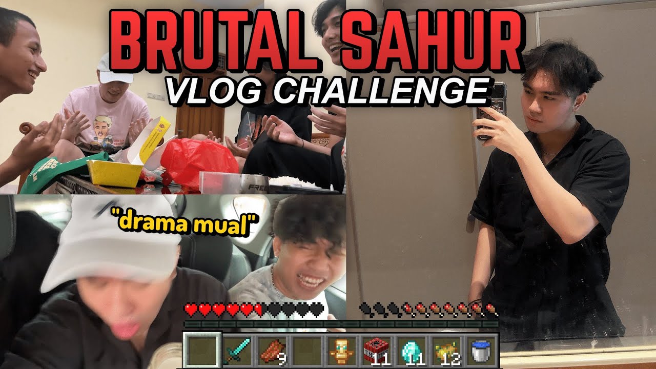 Aku Coba BERTAHAN Selama 12 JAM Untuk Ikutan PUASA dengan Anak BRUTAL ..