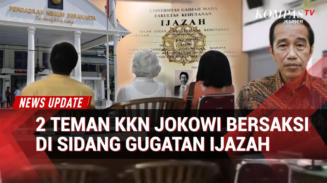 Dua Teman KKN Jokowi Bersaksi, Sidang Citizen Lawsuit Ijazah Masuk Babak Baru?