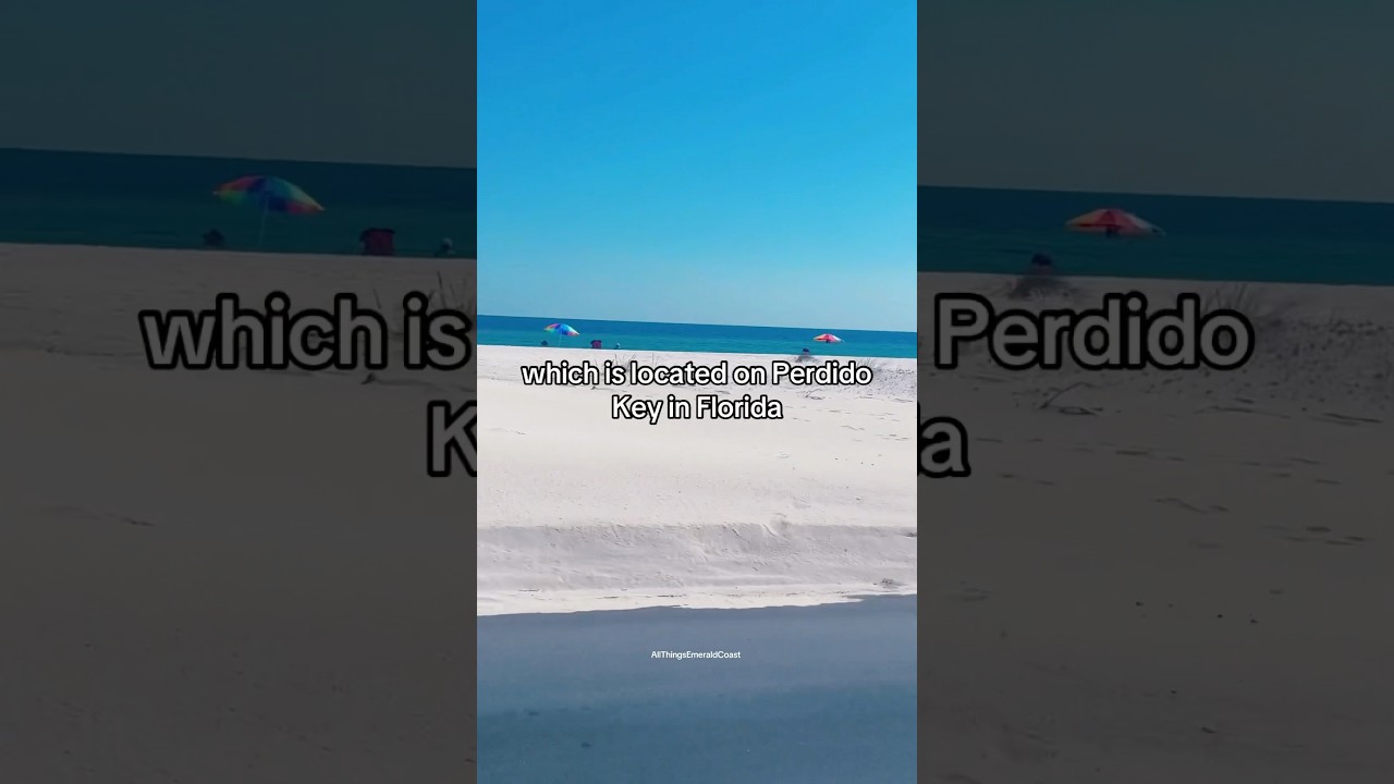 Johnson Beach on Gulf Islands National Seashore, Perdido Key Florida 😎 #travel #emeraldcoast