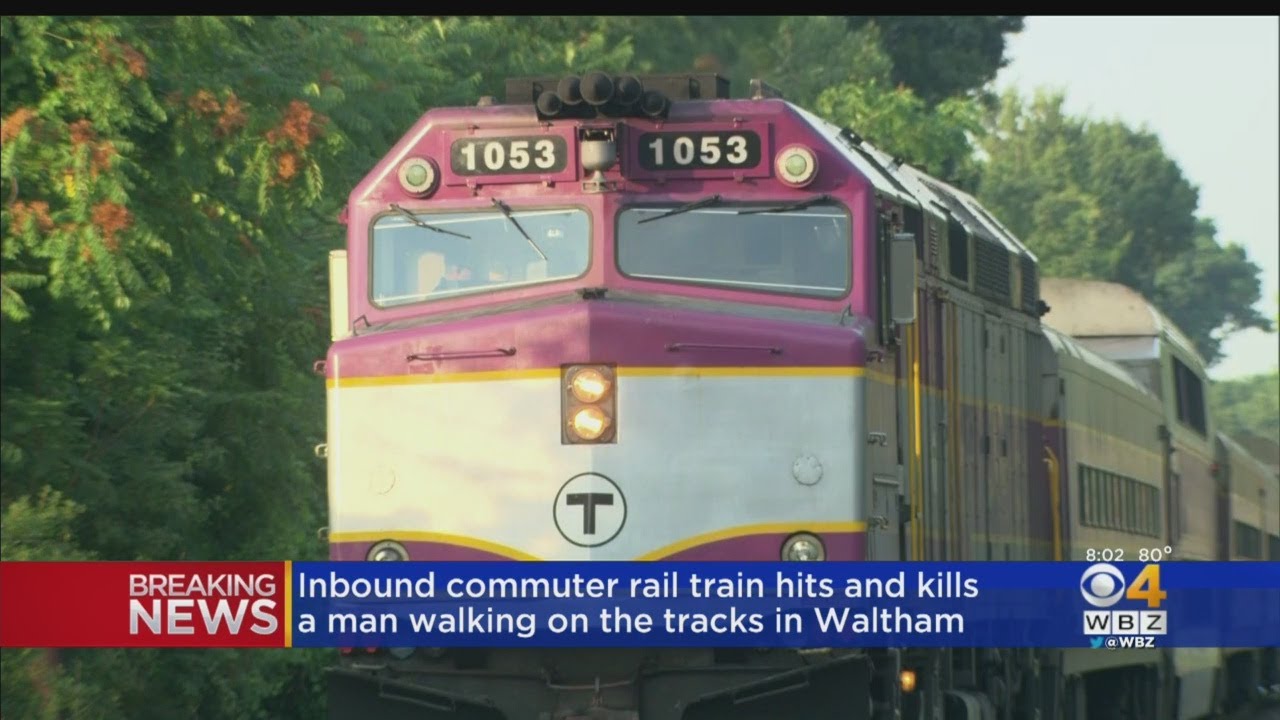 Waltham Commuter Rail Hits And Kills Man Walking On Tracks