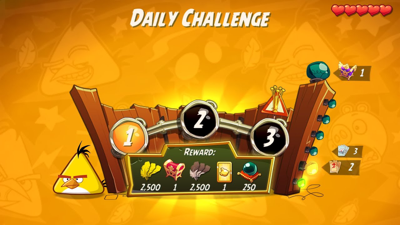 DC 4-5-6 Rooms - No Red,Blues,Chuck,Hal - Daily Challenge, Angry Birds 2