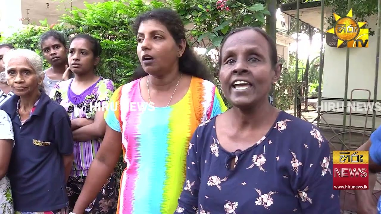 හම්බවෙච්ච ආධාර ඔක්කොම ග්‍රාම සේවක නෝනා උස්සලා.. - 