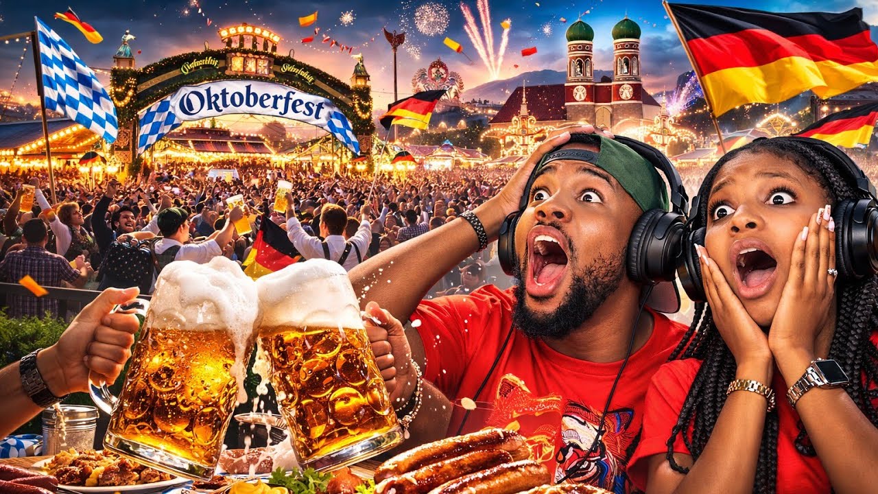 African Couple Reacts to German Oktoberfest World’s Biggest Beer Festival