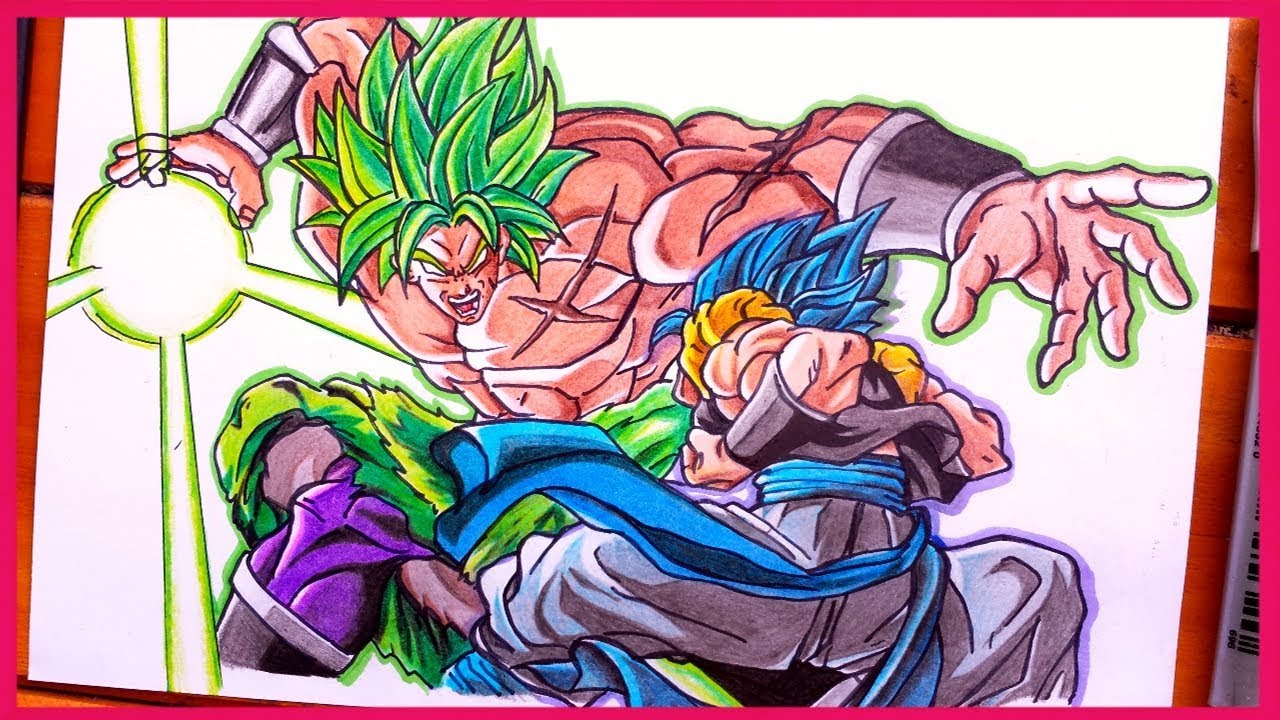 Como Desenhar o Gogeta vs Broly