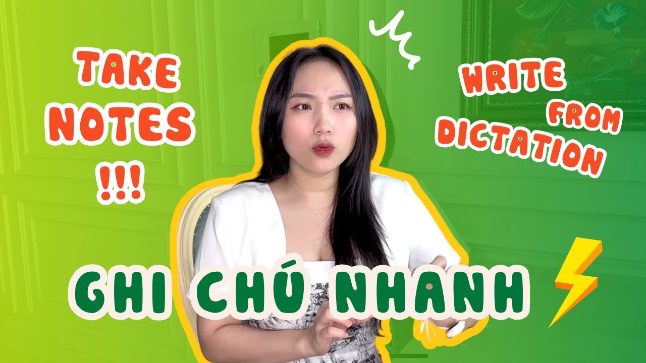 Tuyệt Chiêu Nâng Cấp Note-Taking Trong PTE Write From Dictation | Cách Take Notes Nhanh & Hiệu Quả