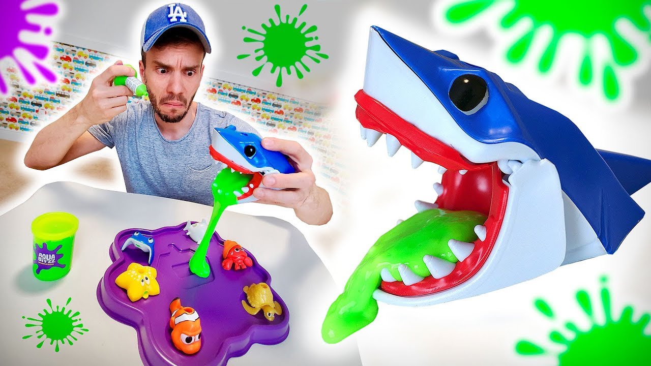 TUBARÃO QUE SOLTA SLIME PELA BOCA | Aquabitzz da Ri Happy - Brancoala