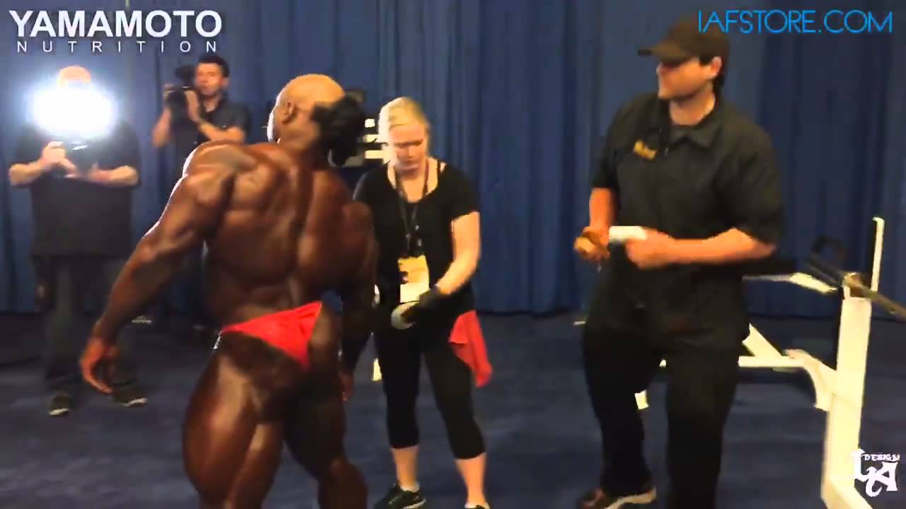 Lukas Wyler Kai Greene Pumping room Open category Arnold Classic / Arnold Sports Festival 2016