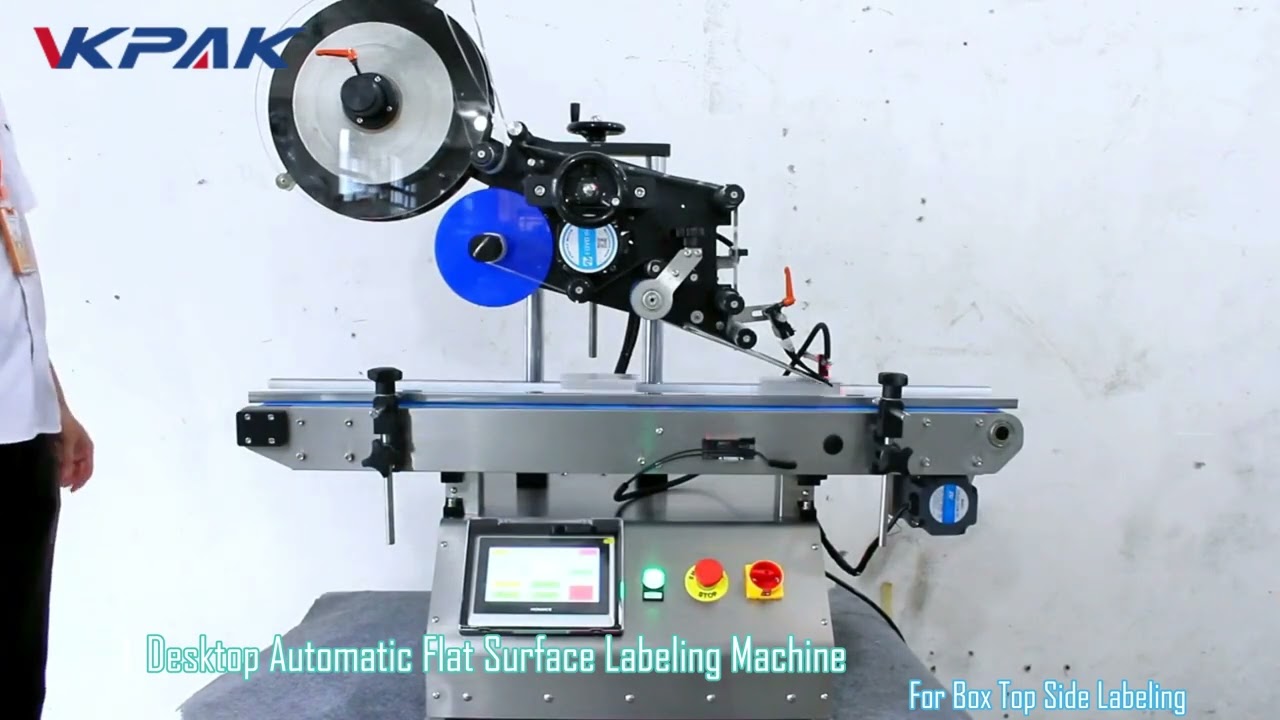 VK-TL-FT Desktop Automatic Flat Surface Labeling Machine