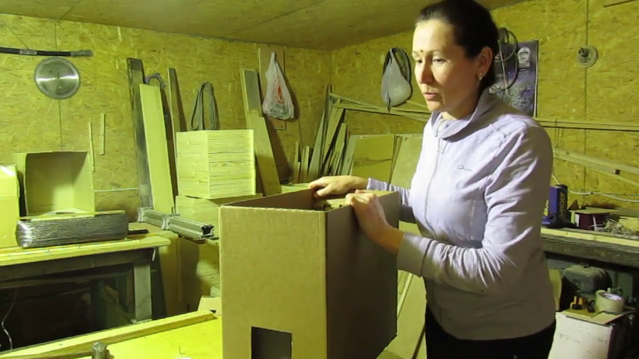 Сборка тары для пчелопакетов