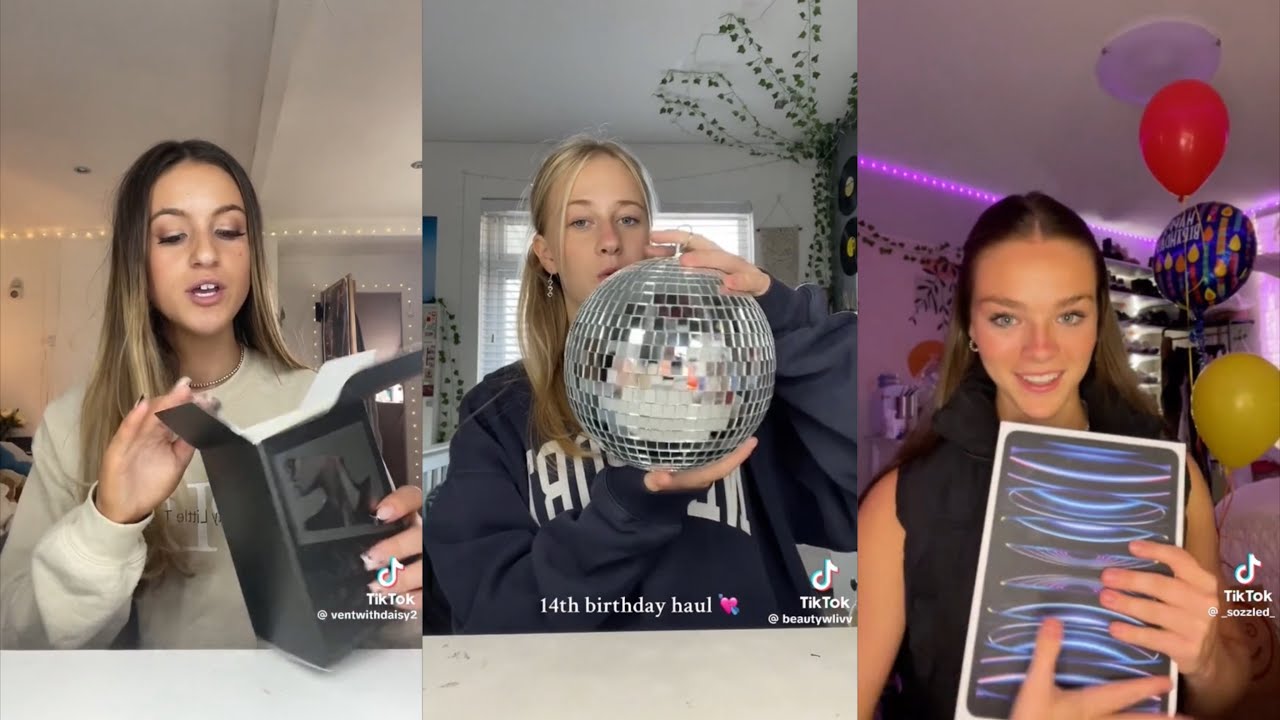 Подборка подарков на день рождения в TikTok